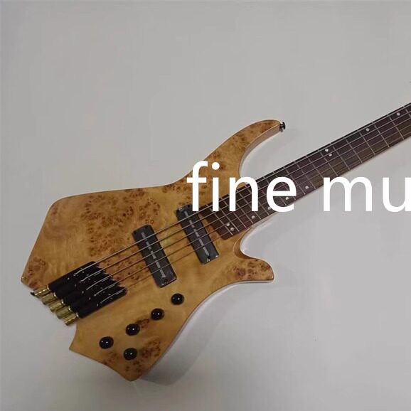 五弦主动放大线路扇形无头贝司5 string headless electric bass