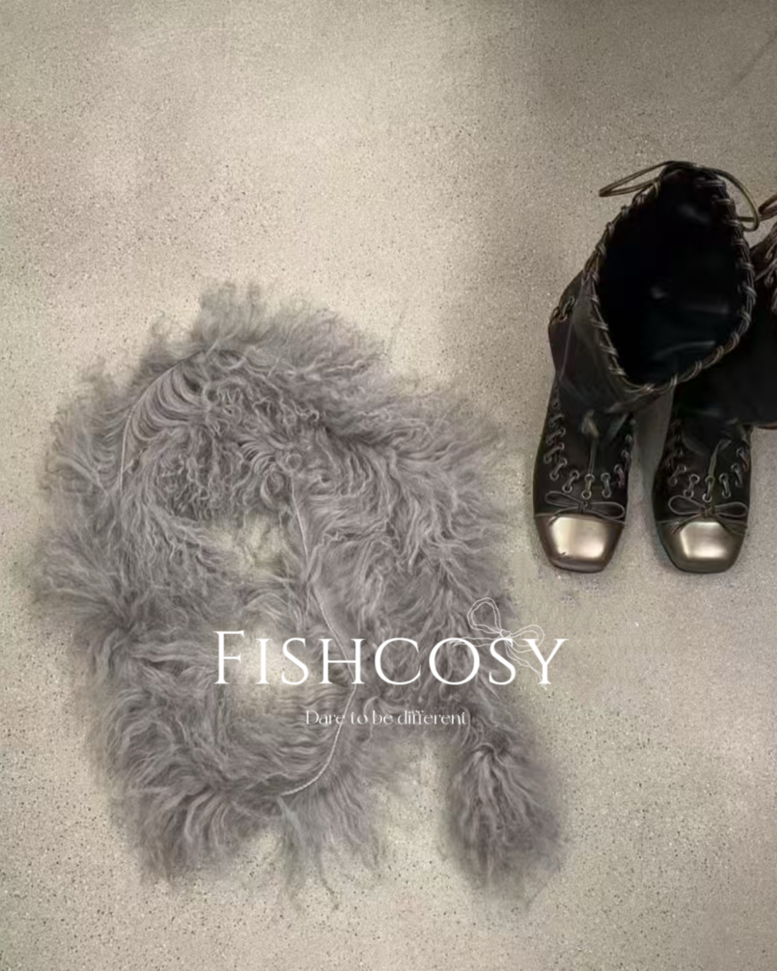 新款天然羊卷毛长款细围巾围脖 保暖显瘦显白 韩国秋冬新品