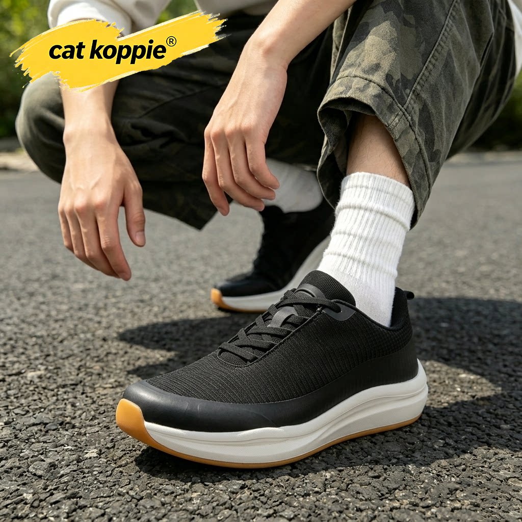 Cat Koppie户外网鞋跑步鞋运动休闲男鞋秋季透气平步轻量登山鞋