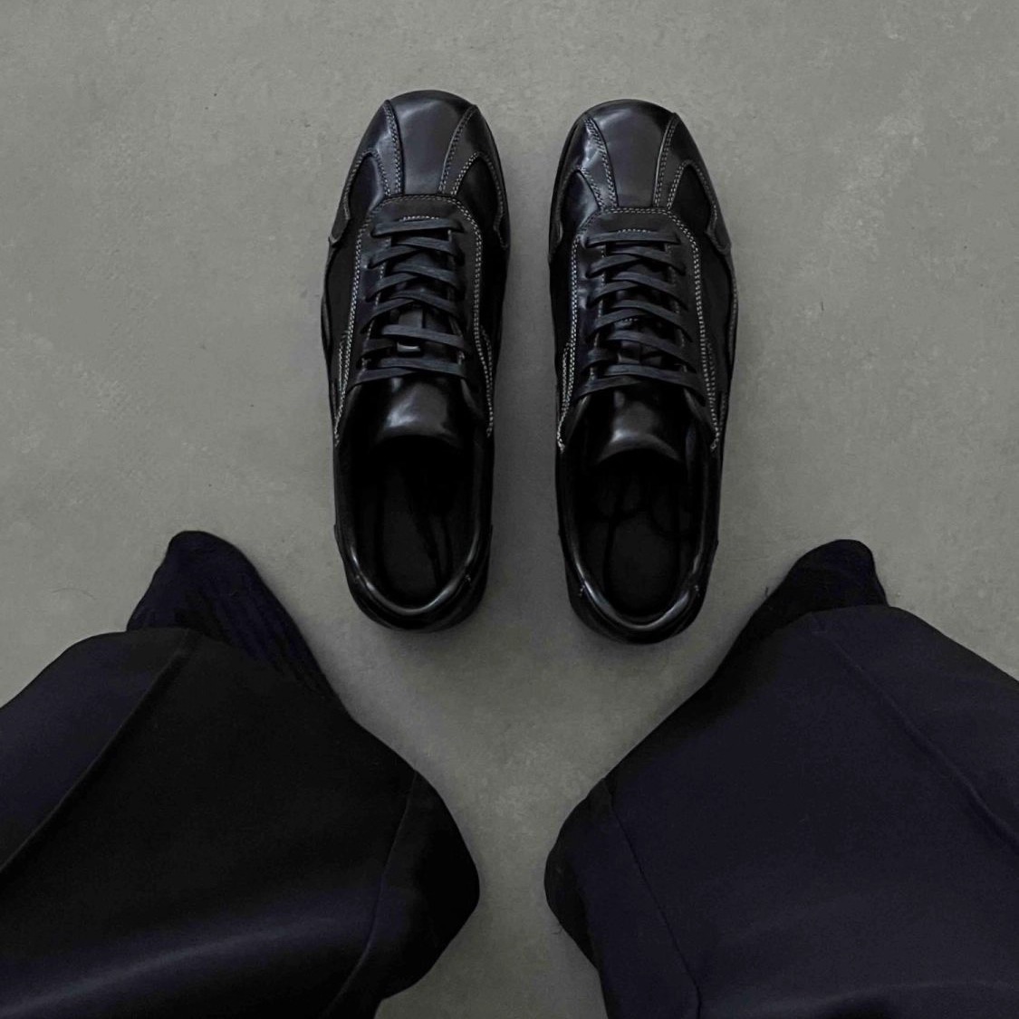 【香港&轻奢】男士德训鞋秋冬新款韩版休闲百搭透气低帮运动休闲