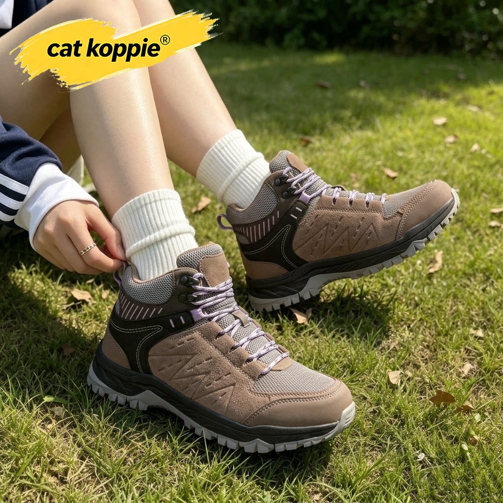 Cat Koppie户外登山鞋男款中帮徒步鞋女鞋防滑耐磨旅游爬山运动鞋