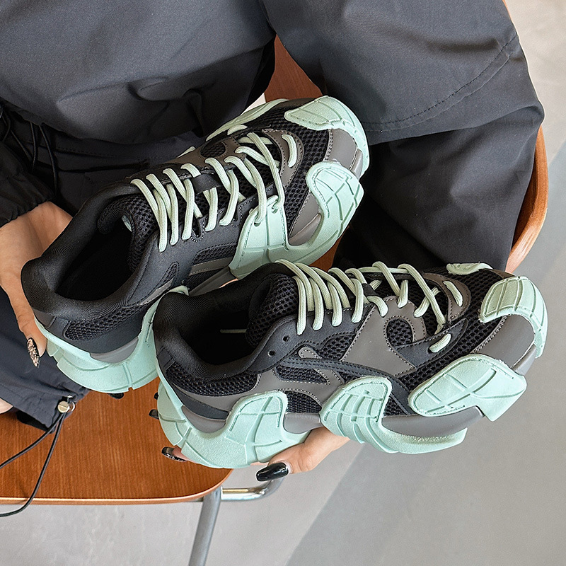 【香港&轻奢】品牌男鞋男女鞋2025款厚底老爹鞋潮牌百搭