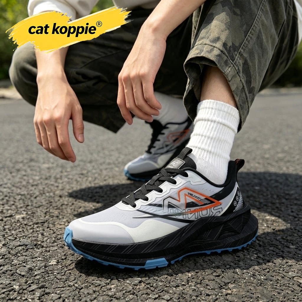 Cat Koppie旅游男鞋秋季防水耐磨户外鞋子爬山防滑男士休闲单鞋