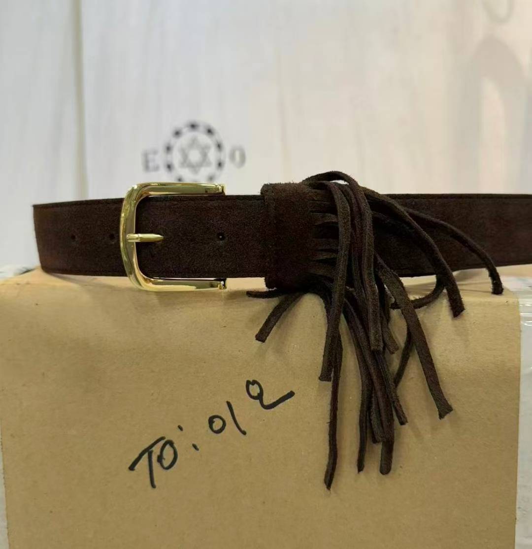 韩国东大门代购eo新款女腰带百搭洋气韩版时尚ins高级感流苏款