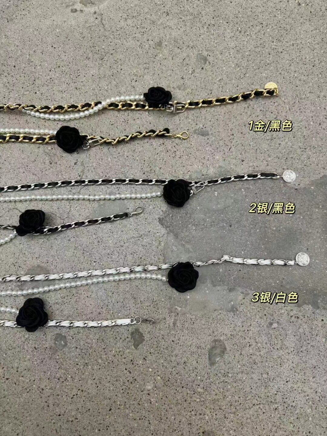 韩国东大门代购eo新款女花朵腰链