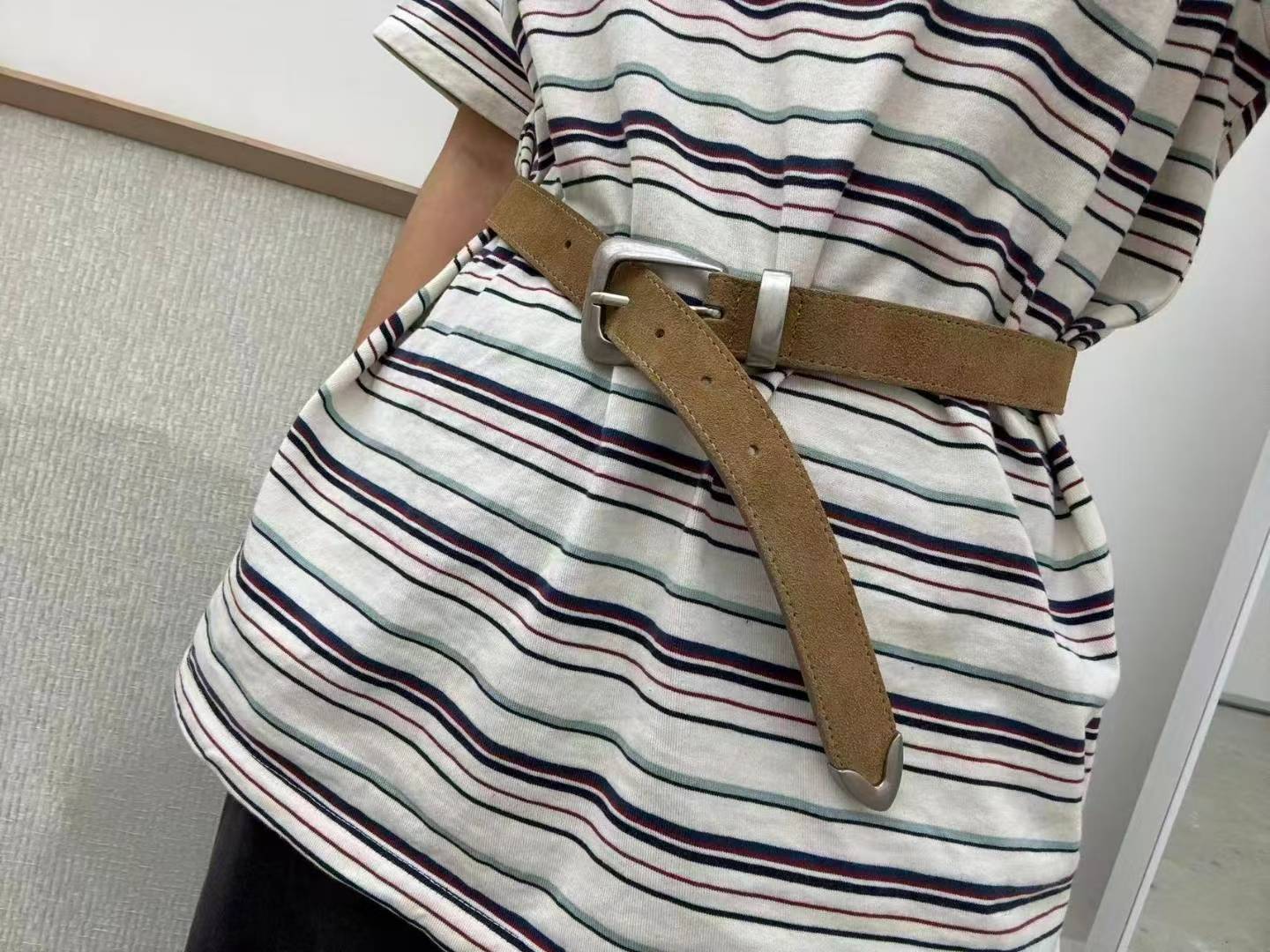 韩国东大门代购eo新款女腰带百搭洋气韩版时尚ins高级感穿孔