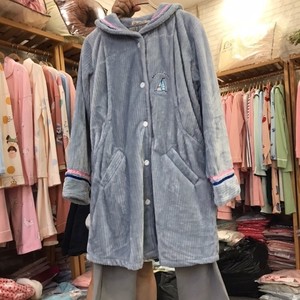 秋冬月子服睡衣家居41985真妮丝法兰绒哺乳家居服L125XL150