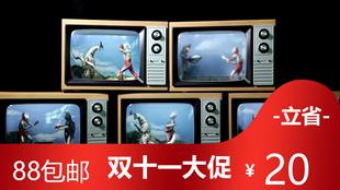 美光站酷模电视机展示箱展示柜模型1 12手办海贼王悟空奥特曼新品