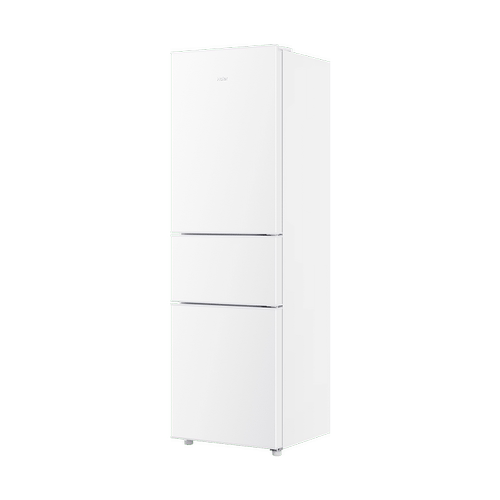 【热销爆款】海尔217L三开门家用租房宿舍节能低噪家用小冰箱官方