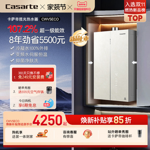 卡萨帝揽光燃气热水器CWV5Eco一级能效天然气家用恒温 新品