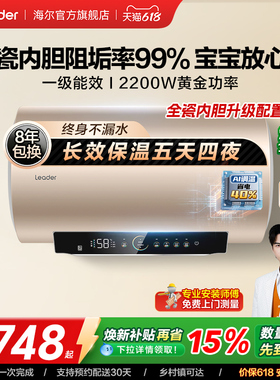 海尔出品统帅电热水器租房家用一级能效以旧换新60升镁棒免换LD5S