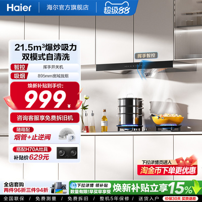 海尔抽油烟机欧式吸油烟机