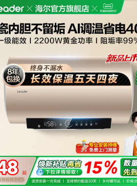 海尔出品统帅家用电热水器速热一级能效以旧换新镁棒免换官方LD5S