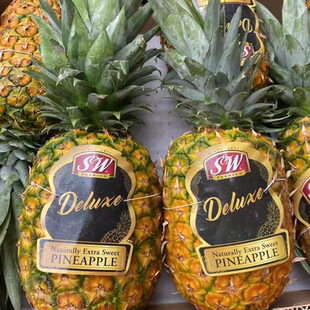 佳农黑钻凤梨新鲜大果菲律宾进口sw蜂蜜凤梨树上熟金菠萝甜蜜