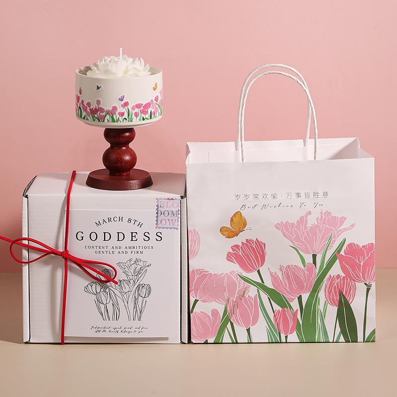 三八女神节礼物郁金香香薰礼盒送女生女友闺蜜高级感小众生日礼物