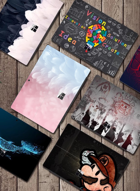 微软Surface PRO11保护膜laptop7背膜PRO9/PRO8/Pro7贴纸PRO6/5/4背膜X保护套GO3/2机身膜防划配件外壳保护膜