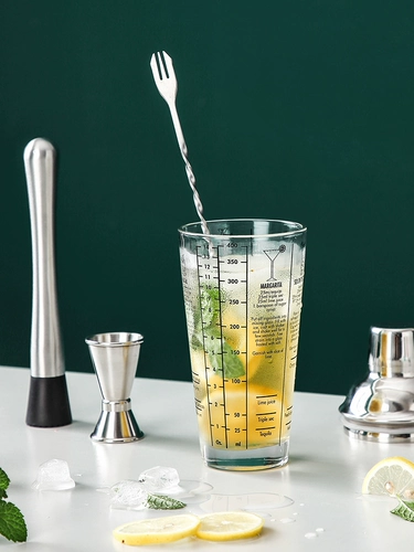 Водонепроницаемый стеклянный шейкер из нержавеющей стали, увеличенная толщина