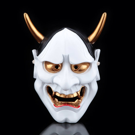 包邮千奇坊万圣节珍藏版cosplay白鬼院凛凛蝶鬼头 新款般若面具