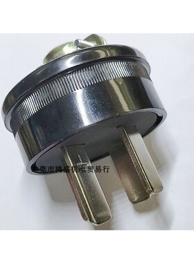 台湾嵘光OLYMPIA五洲电木插头WJ3430 30A25V4P黑色大功率电源插头