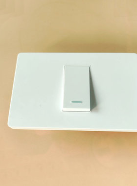 白色小按键开关单开双控A1-216A25V 2way Switch美式118型