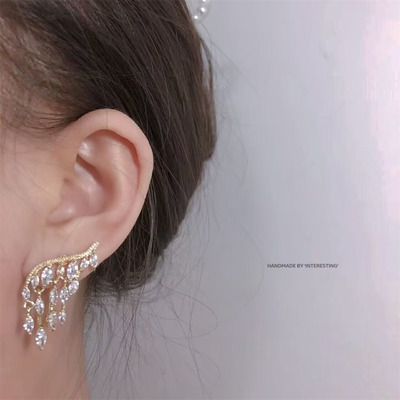 Interesting手工耳夹舒适无痛