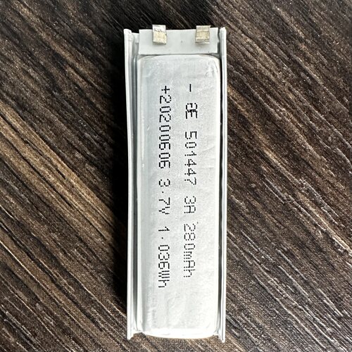 3.7V 280mAh 聚合物小型锂电池蓝牙耳机内置不带保护板 DIY用途