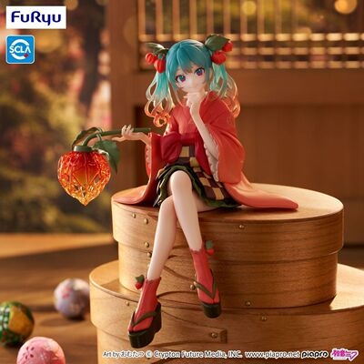 包邮正版现货FuRyu初音未来花仙子系列泡面压景品手办