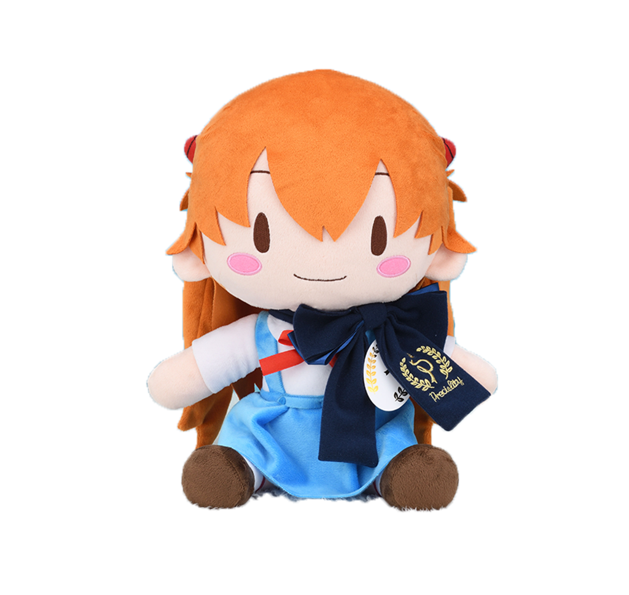 正版包邮 SEGA EVA新世纪福音战士 明日香 fufu毛绒玩偶