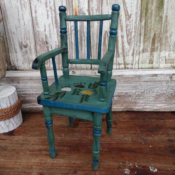 复古杂货/娃娃小家具/拍照 拍摄道具/手绘小椅子/单个标价破旧