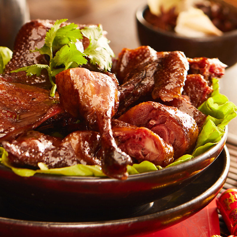 酱腊鸭沈大成酱油鸭整只全鸭肉制品上海特产酱板鸭私房菜卤味熟食