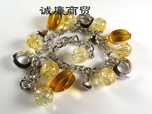 琉璃饰品 合金手链 黄色果实 jyg93600032 - 封面
