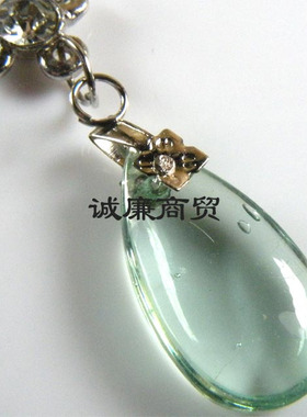 琉璃饰品 浅绿色水滴 jyg93480074