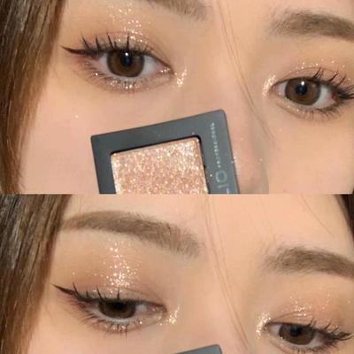 新版 CLIO/珂莱欧单色珠光眼影G10香槟色钻石高光细闪提亮卧蚕