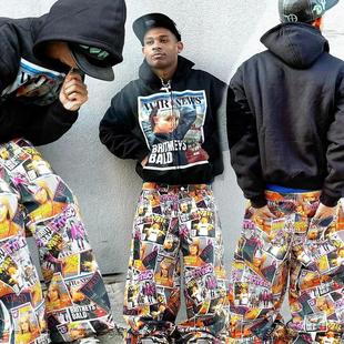 goth y2k tops gothic sweatshirt grunge oversized hoodie men