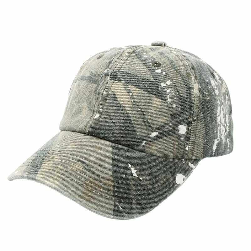 Unisex Camouflage Tactical Baseball Cap LeafJungle Hat男女帽