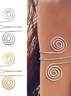 Alloy Spiral Armband Armband Bracelet Egyptian Costume