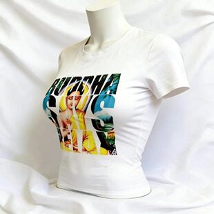 Y2k shirts Aesthetic Tees Sexy Printing Graphic Style