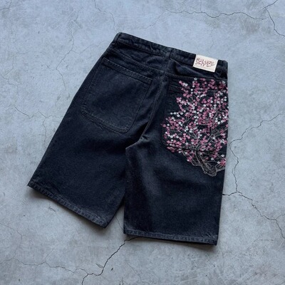Patterned Fishman Jeans Vintage Zipper Jeans