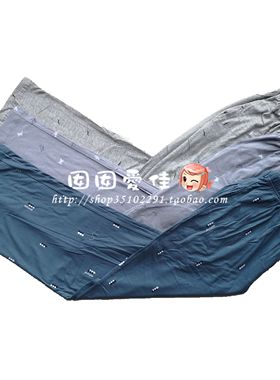 60977B1三枪睡裤春夏纯棉睡衣宽松全棉男士家居长裤等级品60795B0