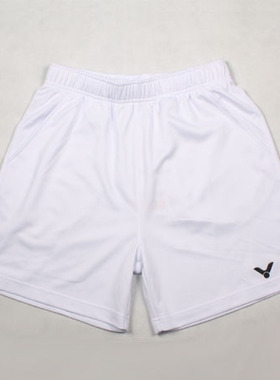 特价正品VICTOR R3096A白色羽毛球快干男短裤 胜利 威克多 羽球服