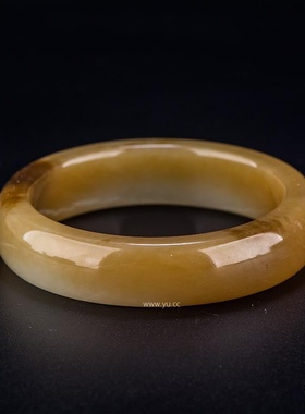 新疆和田玉糖白玉手镯内径51mm47.8克天然玉石