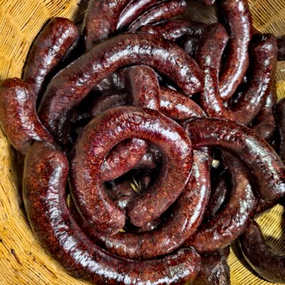 3斤湖南湘西凤凰糯米血粑肠米肠血肠糯湘菜血粑鸭真空包装