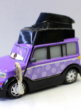 正版卡通赛车总动员2 Kingpin Nobunaga 相扑手合金玩具车加大版