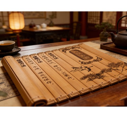 定制竹简雕刻字符文字图形