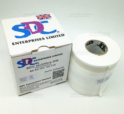 SDC DW多纤维贴衬织物洗水布六纤布色牢度ISO105/F10干湿摩擦布