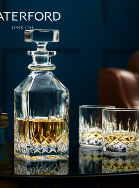 Waterford沃特福德 Lismore 鉴赏家系列水晶烈酒杯一对酒杯