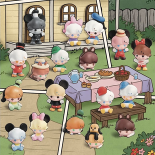 POPMART泡泡玛特DIMOO迪士尼经典系列公仔泡泡萌粒联名上海小笼包