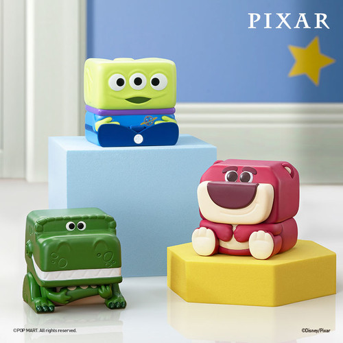 泡泡玛特迪士尼皮克斯POP CUBE-1-2-3系列盲盒手办叠叠乐方块磁吸