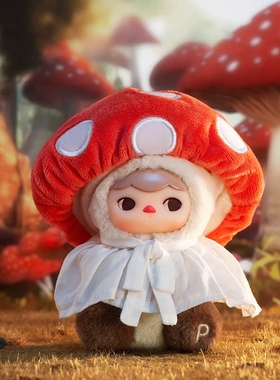 POPMART泡泡玛特毕奇PUCKY精灵森林派对系列搪胶毛绒挂件盲盒礼物