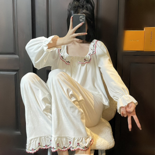 冬睡衣金丝绒甜美赵思璐同款套装小香风法兰绒超柔超柔加厚家居服